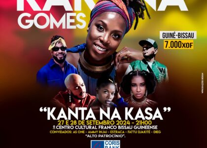 Thumbnail for the post titled: Karyna Gomes “Kanta na Kasa”, 27 e 28 de setembro às 21h00 no CCFGB, Guiné Bissau