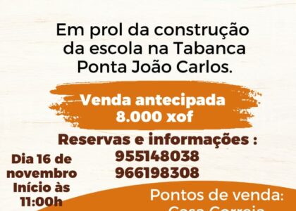 Thumbnail for the post titled: Feijoada brasileira beneficente em prol da construção da Escola na Tabanka Ponta João Carlos