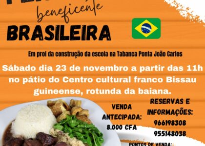 Thumbnail for the post titled: Feijoada brasileira beneficente em prol da construção da Escola na Tabanka Ponta João Carlos